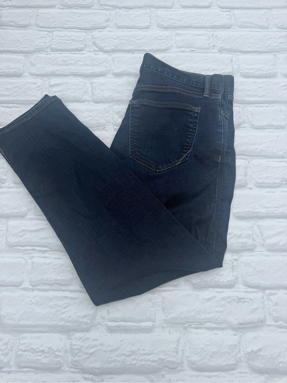 Banana Republic Men's Dark Indigo Straight Tapered Legs Jeans 34X30